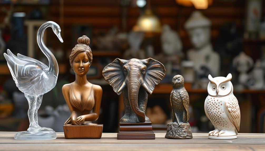 artistic creations in clay
