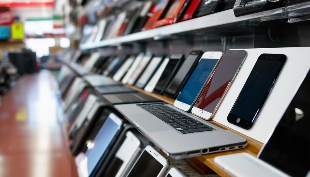 great selection of electronics